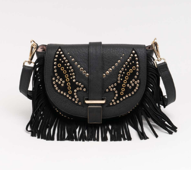 WESTERN CROSSBODY BLACK